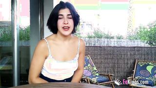 Amatőr tini kiscsaj kefélése