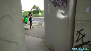 Public Agent - Csöcsös néger nőci pénzért dug