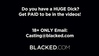 Blacked - Alexis Crystal punciját barna srác reszeli