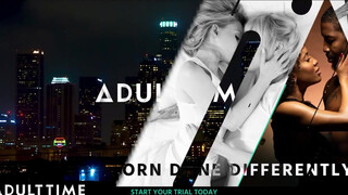 Adult Time - Szőrös muffos fiatal nőci lovagol