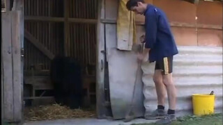 Vidéki érett nő popóba tolva