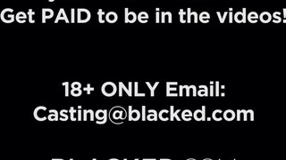BLACKED - Ava Koxx és egy méretes hatalmas csoki bőrös virsli