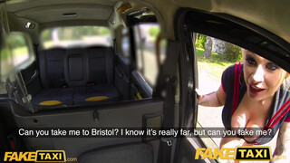 Fake Taxi - Sophie Anderson az óriás cickós világos szőke milf