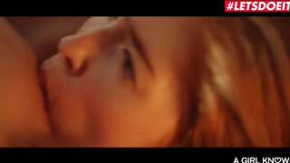 Jia Lissa & Adel Morel perverz orosz tini erotikus leszbi hajnali sex