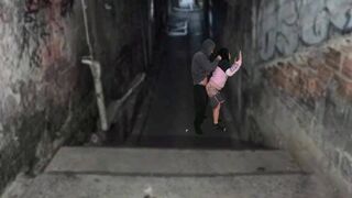 Csoki kurva alaposan megkúrva a favela domb urával a funk tánc után